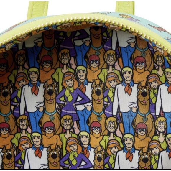 Loungefly Scooby Doo All Over Print Mini Backpack Shaggy Daphne Velma Fred NWT main image 7